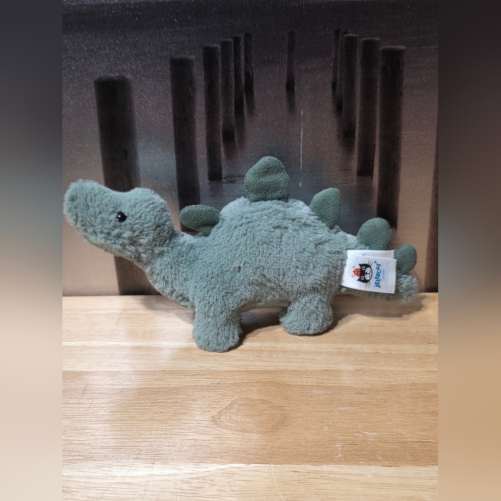 Jellycat Green Dinosaur Plush Toy Fossil Jellycat Small